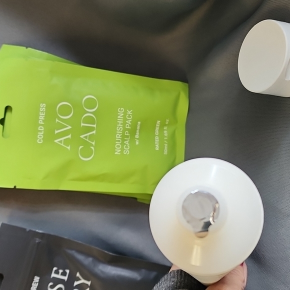 COPY - New! Rated Green Real Mary, 3 Rose Mary and 3 Avo Cado Scalp Treatments - Picture 2 of 4